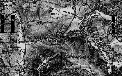 Old map of Yattendon in 1895