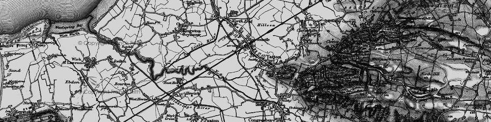 Old map of Yatton in 1898