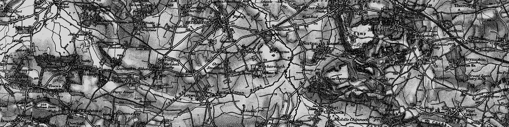 Old map of Yeabridge in 1898