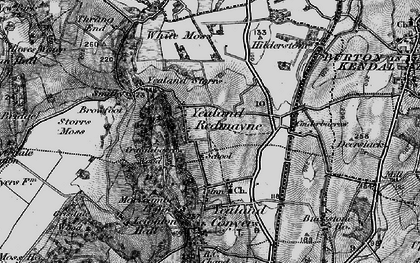 Old map of Yealand Redmayne in 1898