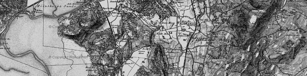 Old map of Yealand Storrs in 1898