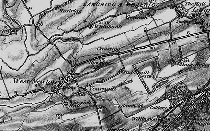 Old map of Whinbank in 1897