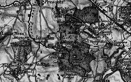 Old map of Adcote Mill in 1899