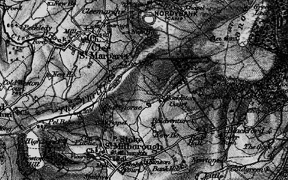 Old map of Yeld, The in 1899