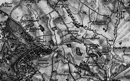 Old map of Yeldersley Hollies in 1897