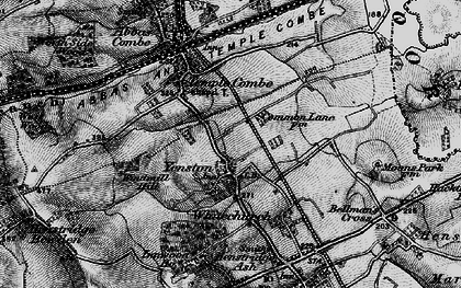 Old map of Yenston in 1898