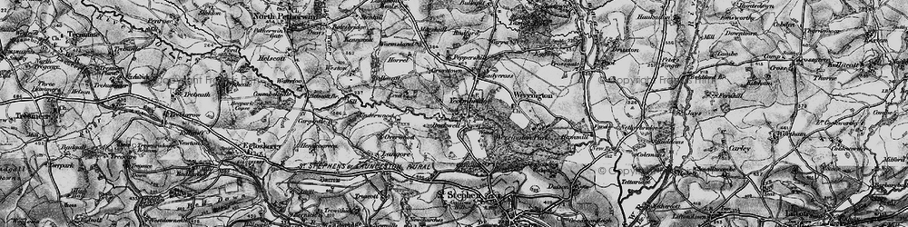 Old map of Yeolmbridge in 1895