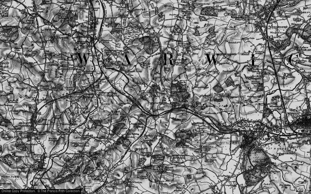 Old Map of Yew Green, 1898 in 1898