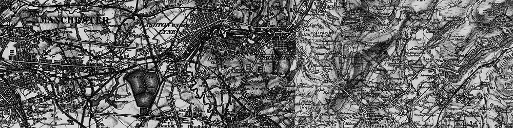 Old map of Yew Tree in 1896