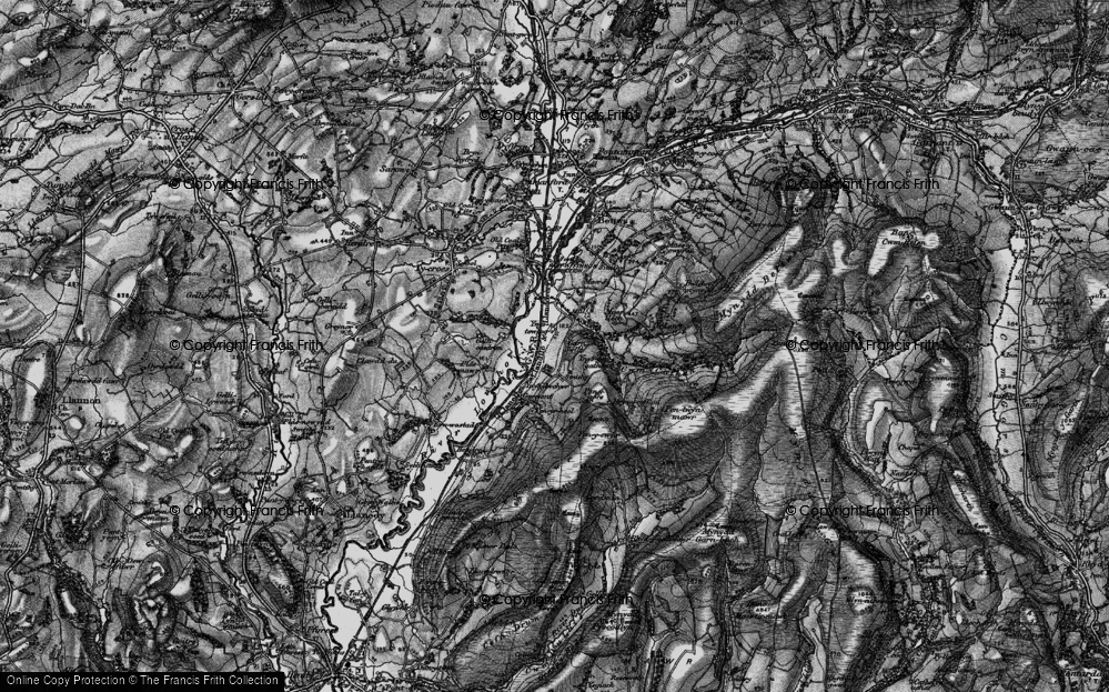 Old Map of Ynus-tawelog, 1897 in 1897