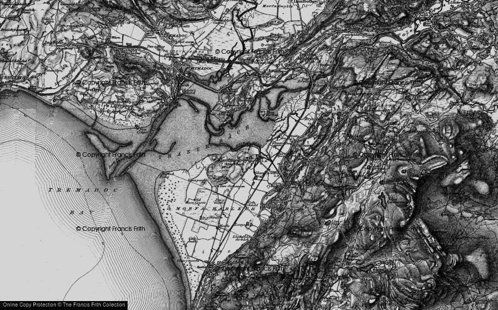 Old Map of Ynys, 1899 in 1899