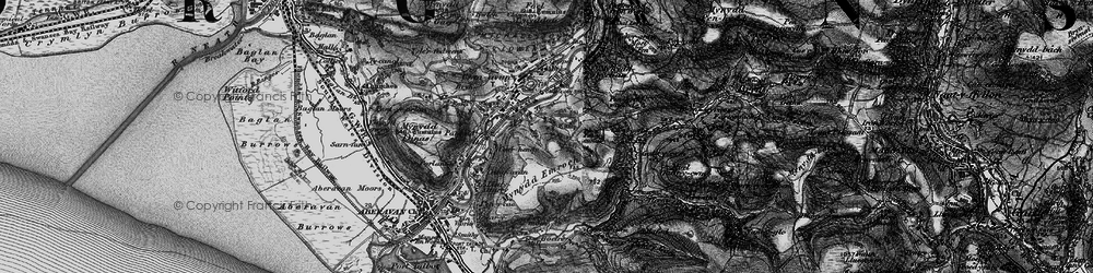 Old map of Ynysygwas in 1897