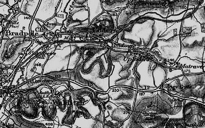 Old map of Boarsbarrow Hill in 1897