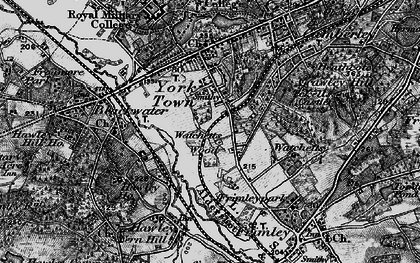 Old map of York Town in 1895