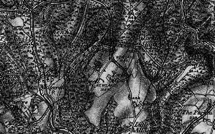 Old map of Yorkley in 1896