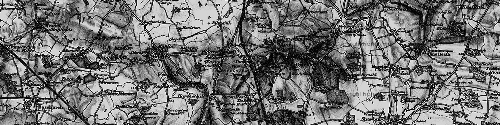 Old map of Yorton in 1899