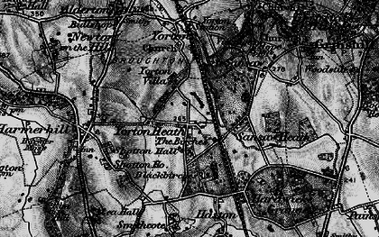 Old map of Yorton Heath in 1899