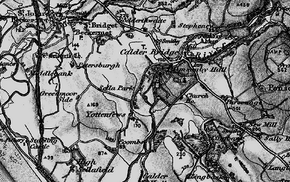 Old map of Yottenfews in 1897
