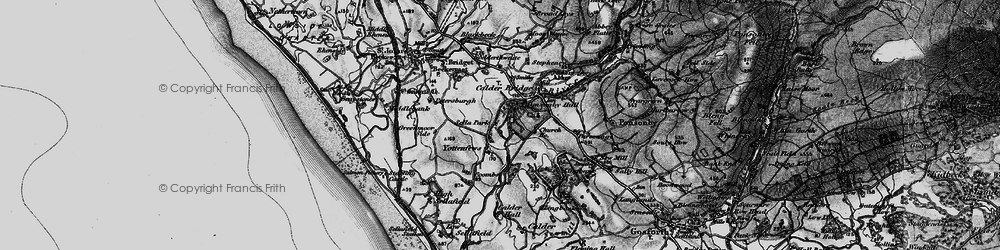 Old map of Yottenfews in 1897