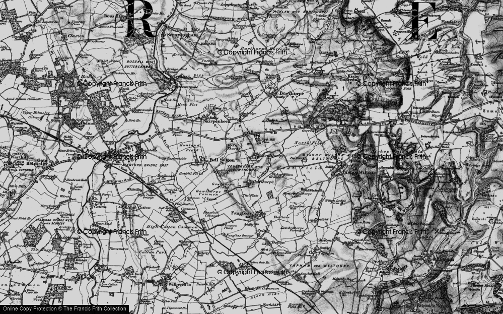 Old Map of Youlthorpe, 1898 in 1898