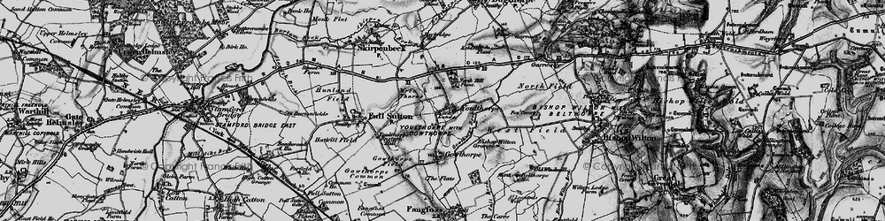 Old map of Youlthorpe in 1898