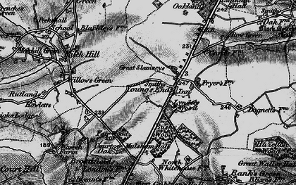 Old map of Young's End in 1896