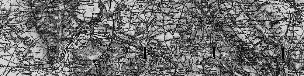 Old map of Ysceifiog in 1896