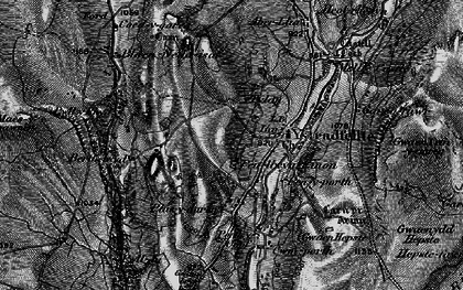Old map of Blaen-nedd-Isaf in 1898
